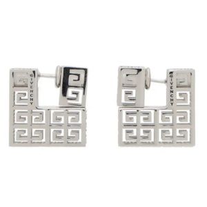 $450 Givenchy G Square Earrings NIB